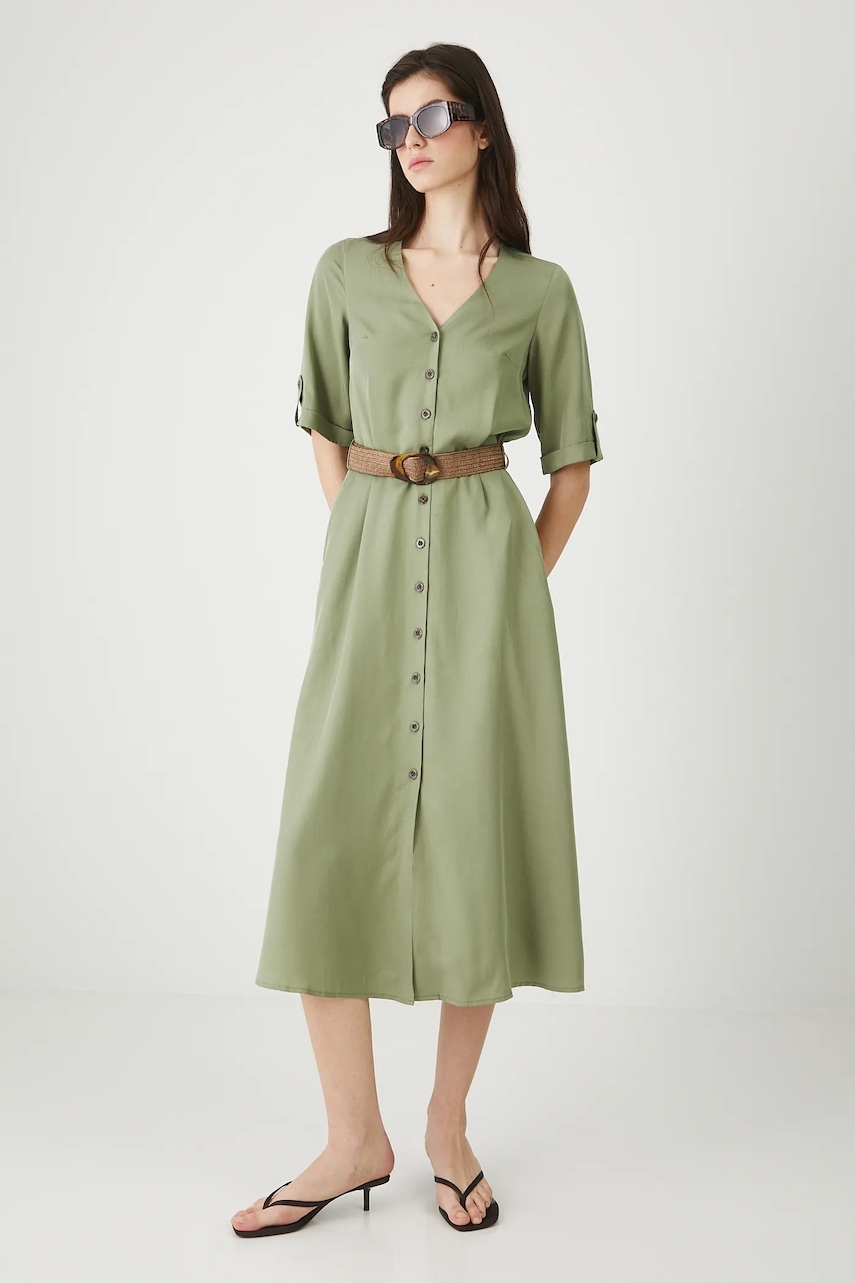 Medicine rochie culoarea verde