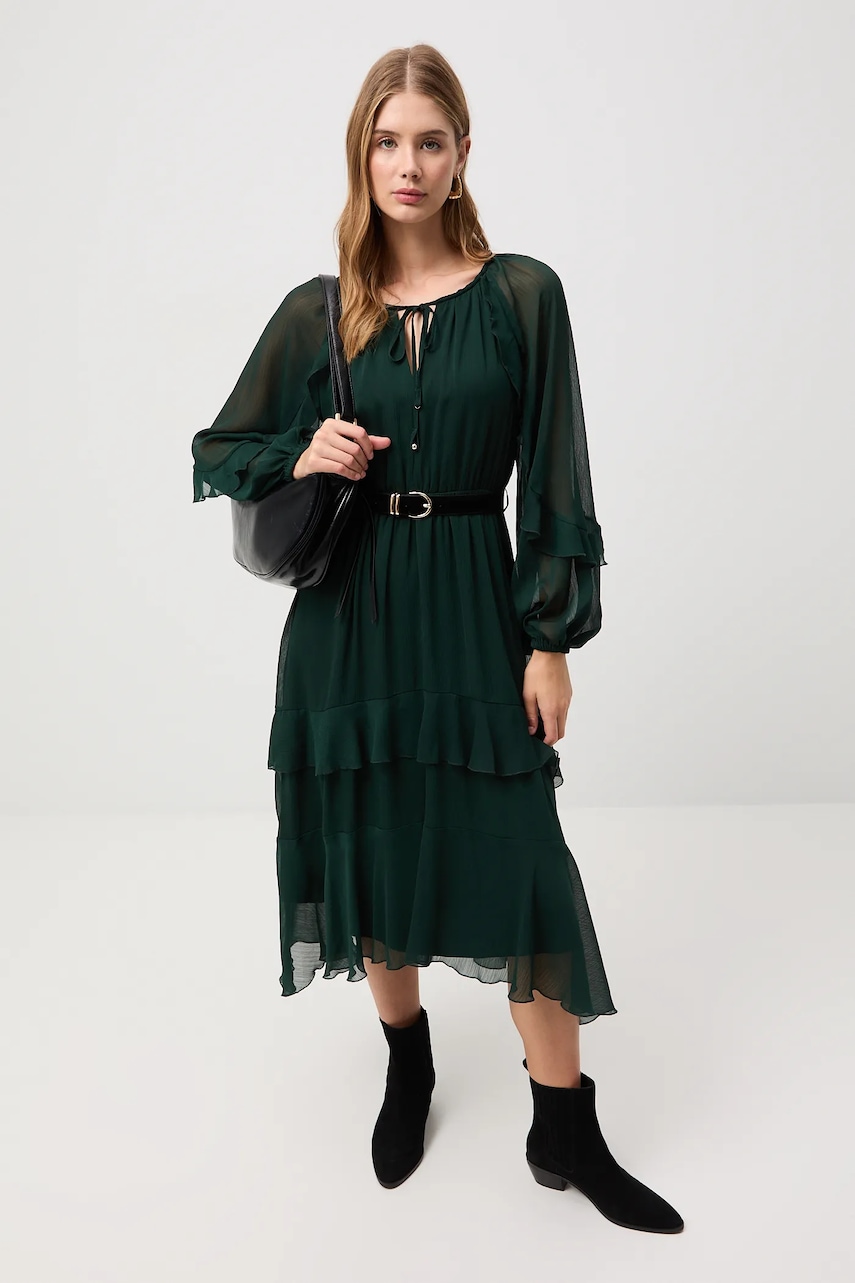 Medicine rochie culoarea verde