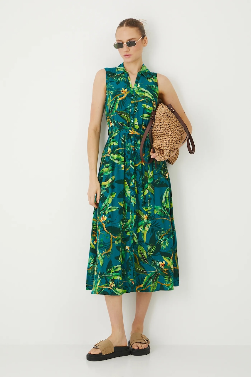 Medicine rochie culoarea verde