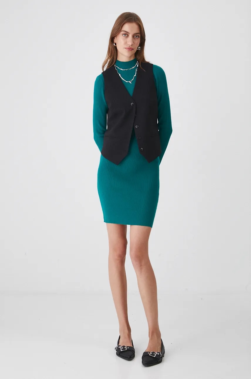 Medicine rochie culoarea verde