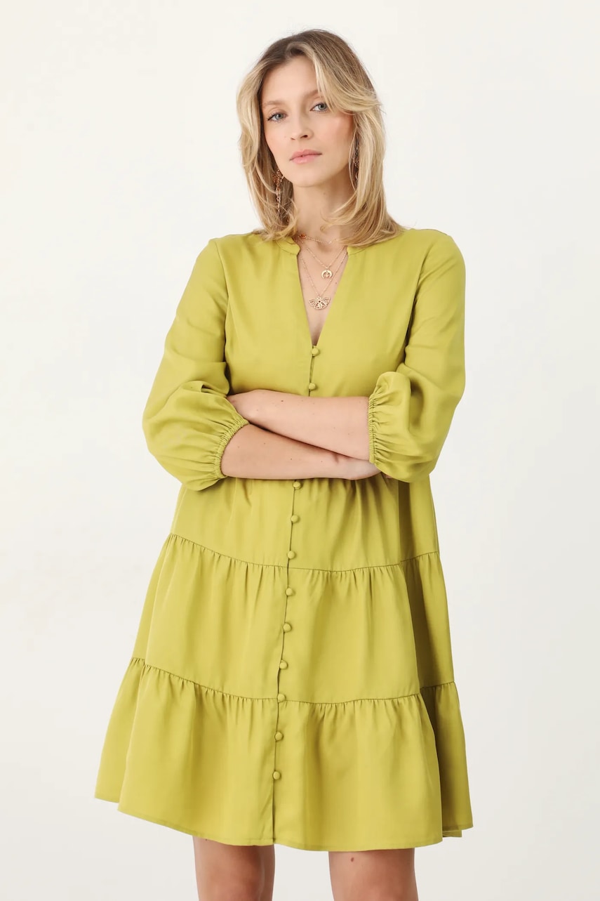 Medicine rochie culoarea verde