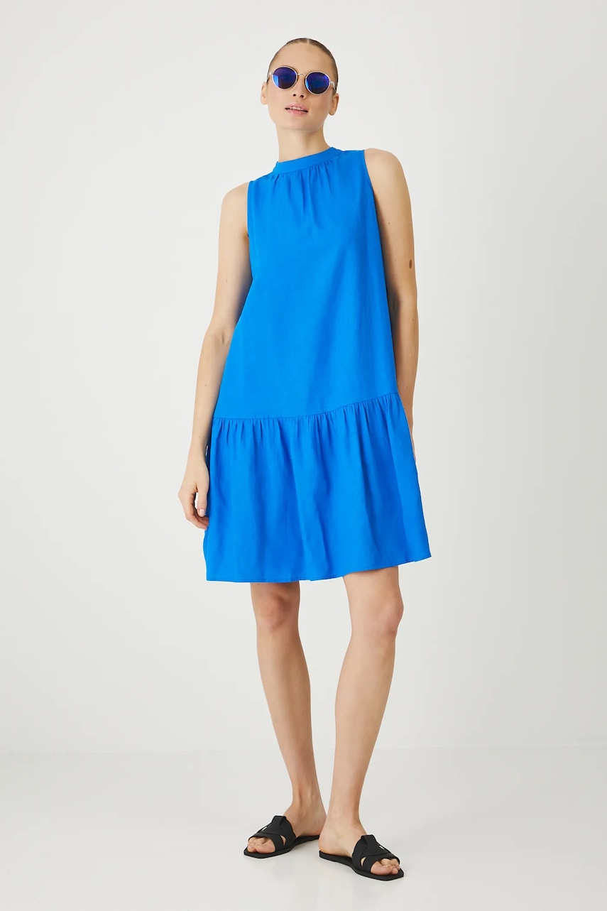 Medicine rochie din in mini