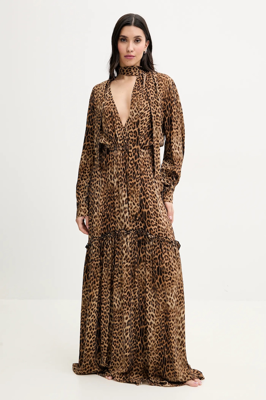 Melissa Odabash rochie culoarea maro