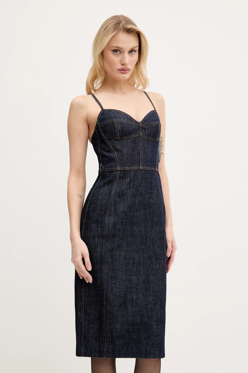 Miss Sixty rochie din bumbac midi