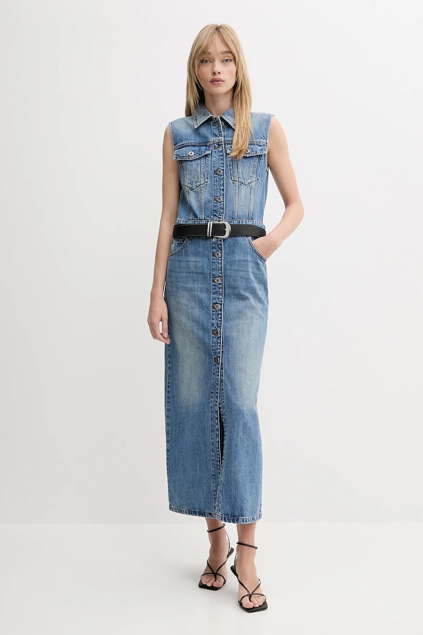 Miss Sixty rochie din denim maxi