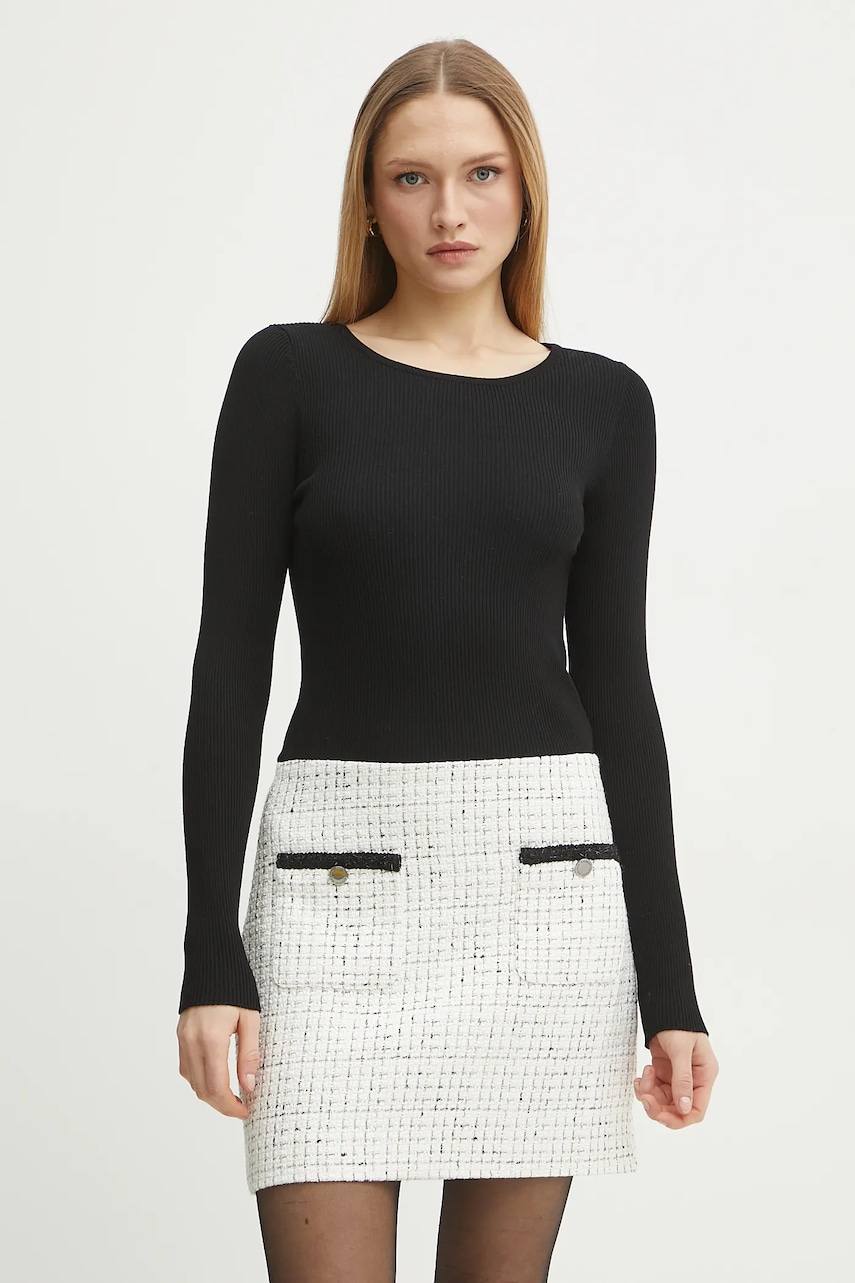 Morgan rochie RBLOCK culoarea alb