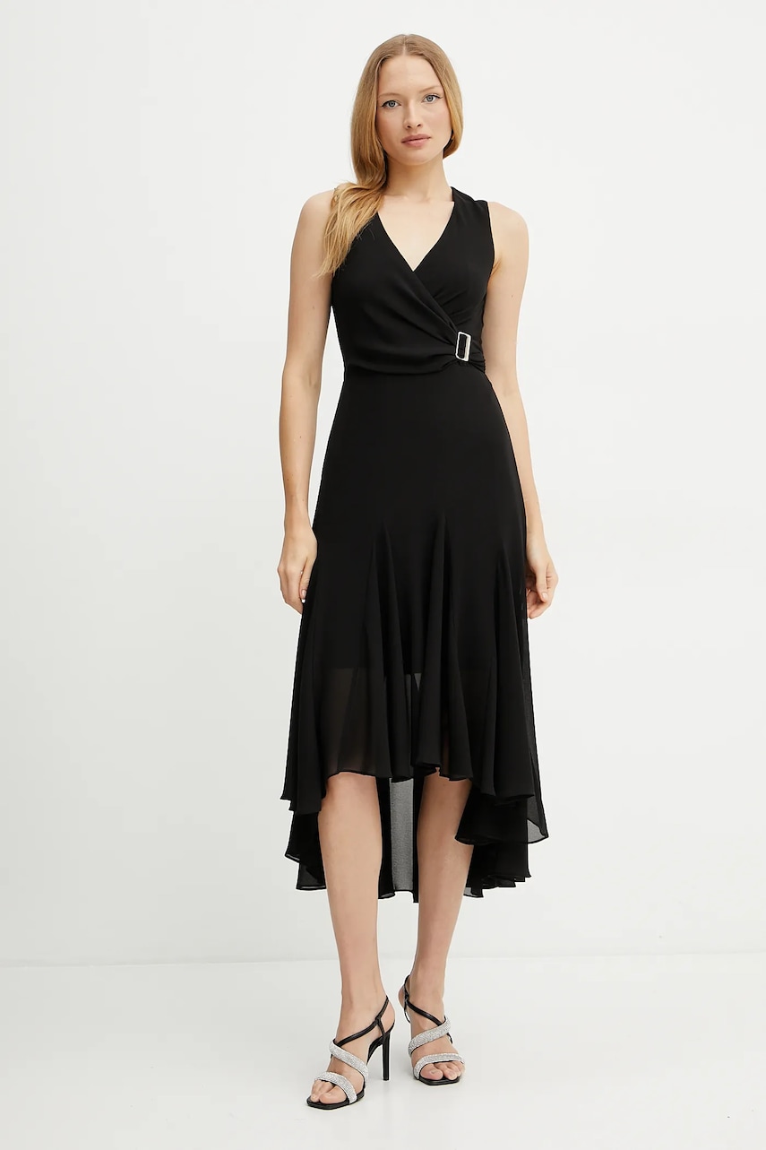 Morgan rochie REEL culoarea negru