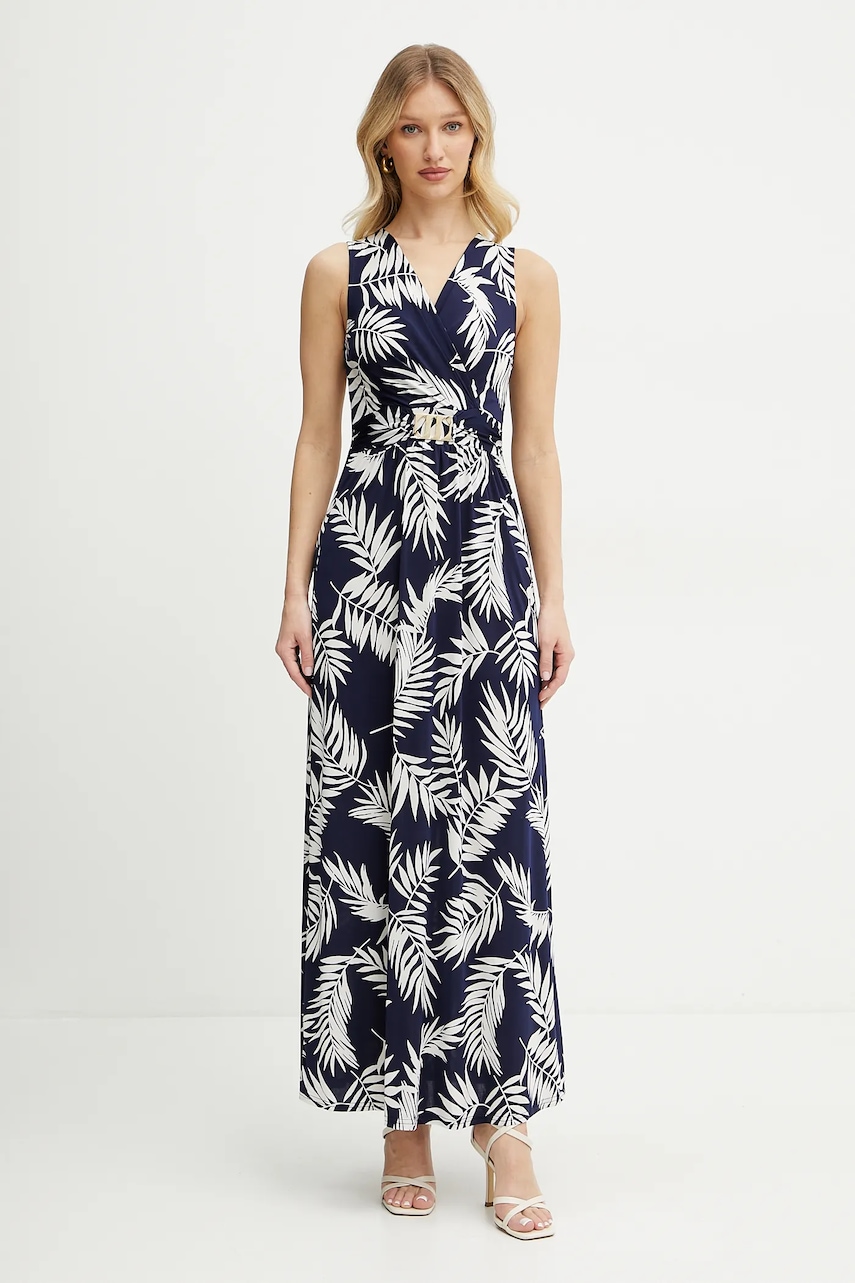 Morgan rochie RFLORI culoarea bleumarin