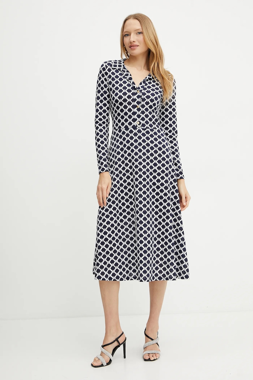 Morgan rochie RGEOM culoarea bleumarin