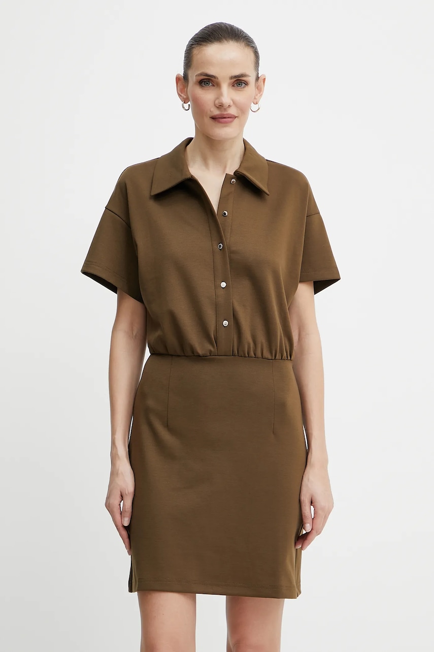 Morgan rochie RINOL culoarea maro
