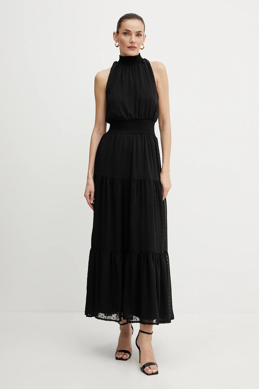 Morgan rochie RLIKA culoarea negru