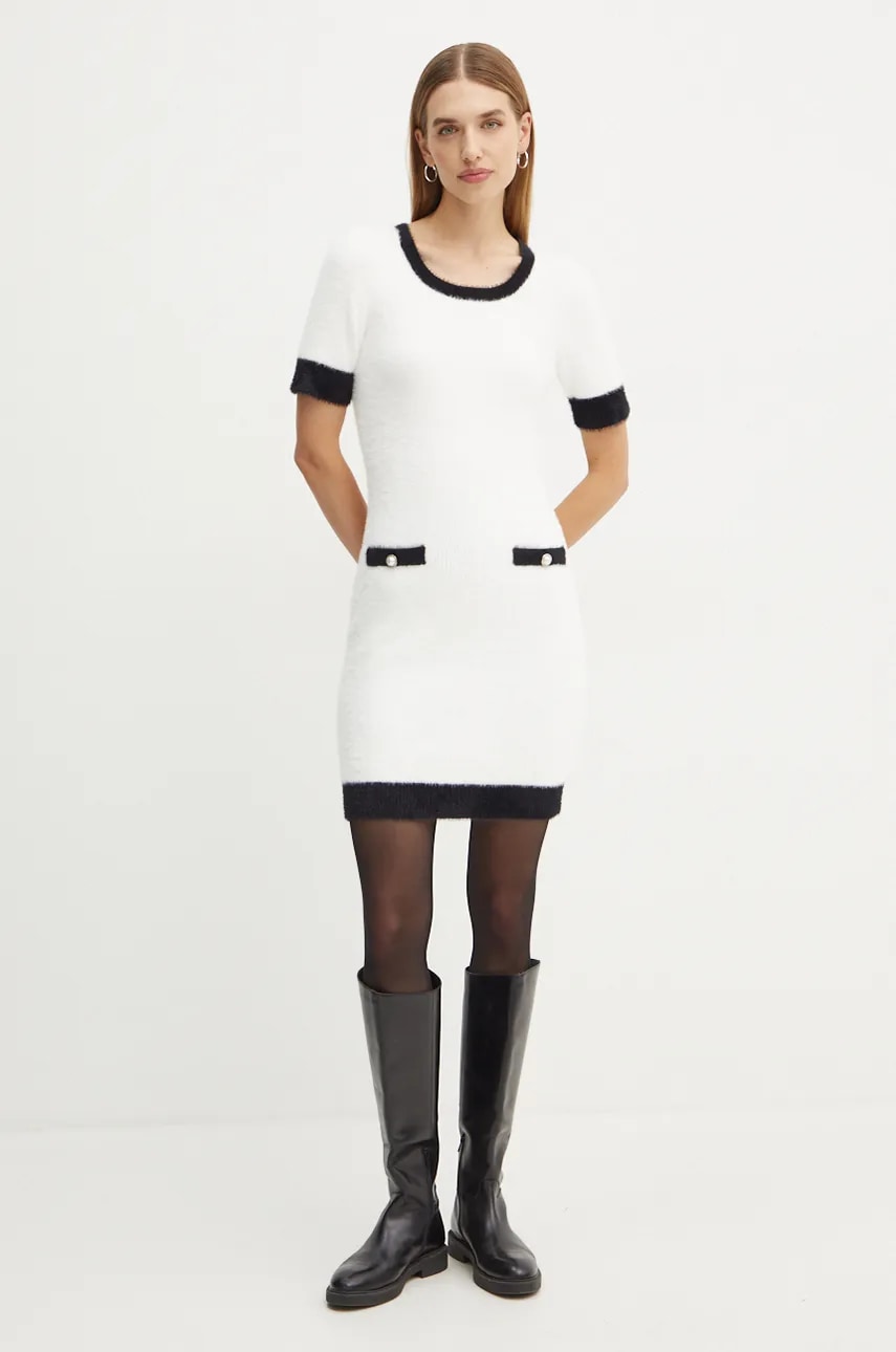 Morgan rochie RMACHA culoarea alb