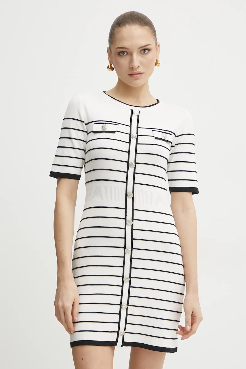Morgan rochie RMELIN culoarea alb