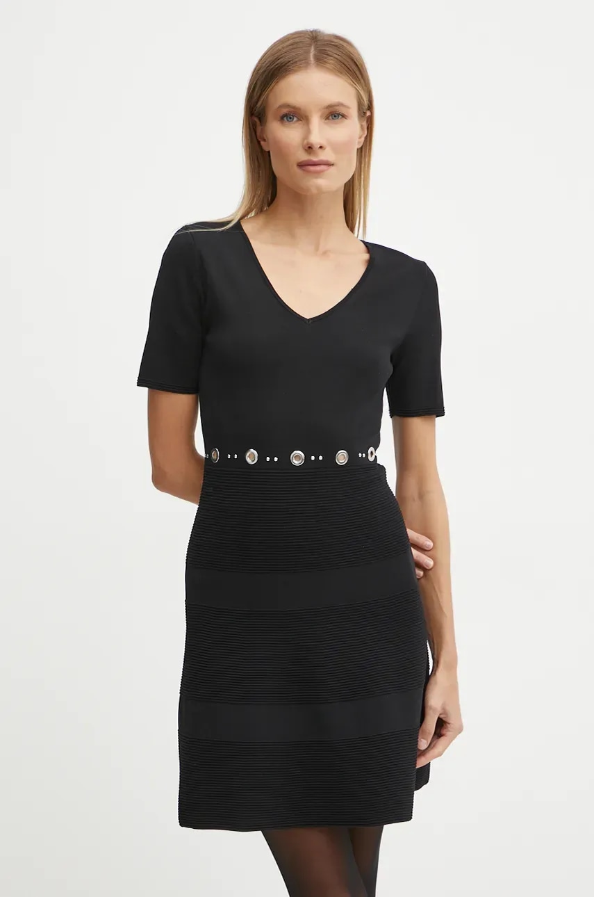 Morgan rochie RMEY culoarea negru