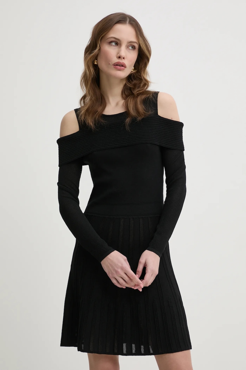 Morgan rochie RMJUIN culoarea negru