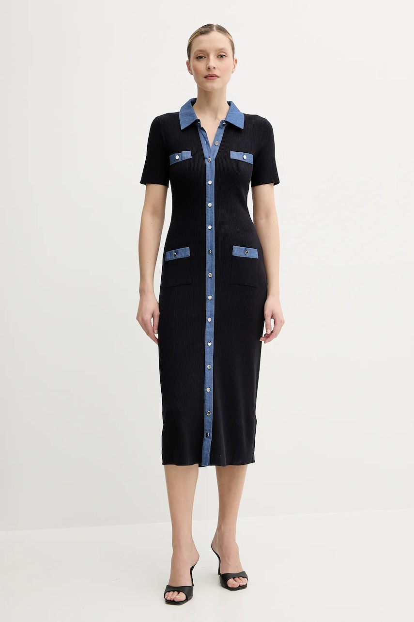Morgan rochie RMSISSI culoarea bleumarin