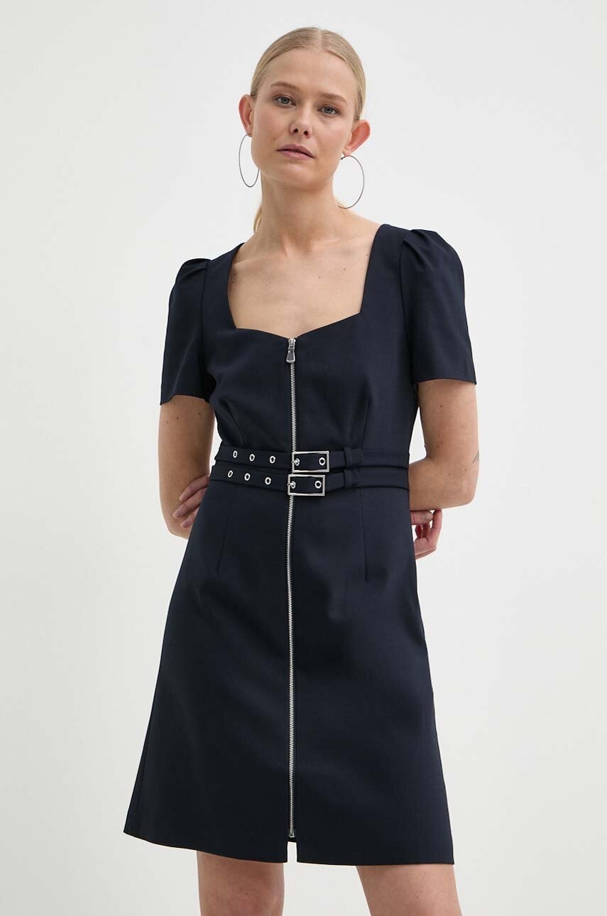 Morgan rochie RPIRO culoarea bleumarin
