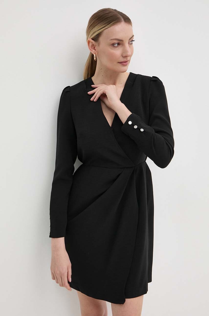 Morgan rochie RQUERI culoarea negru