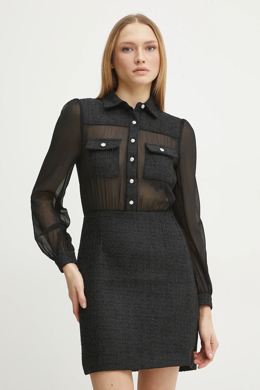 Morgan rochie RTWINI culoarea negru