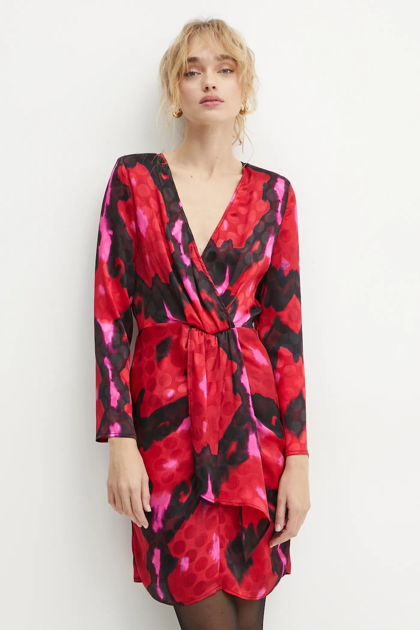 Morgan rochie RYSE.F culoarea rosu