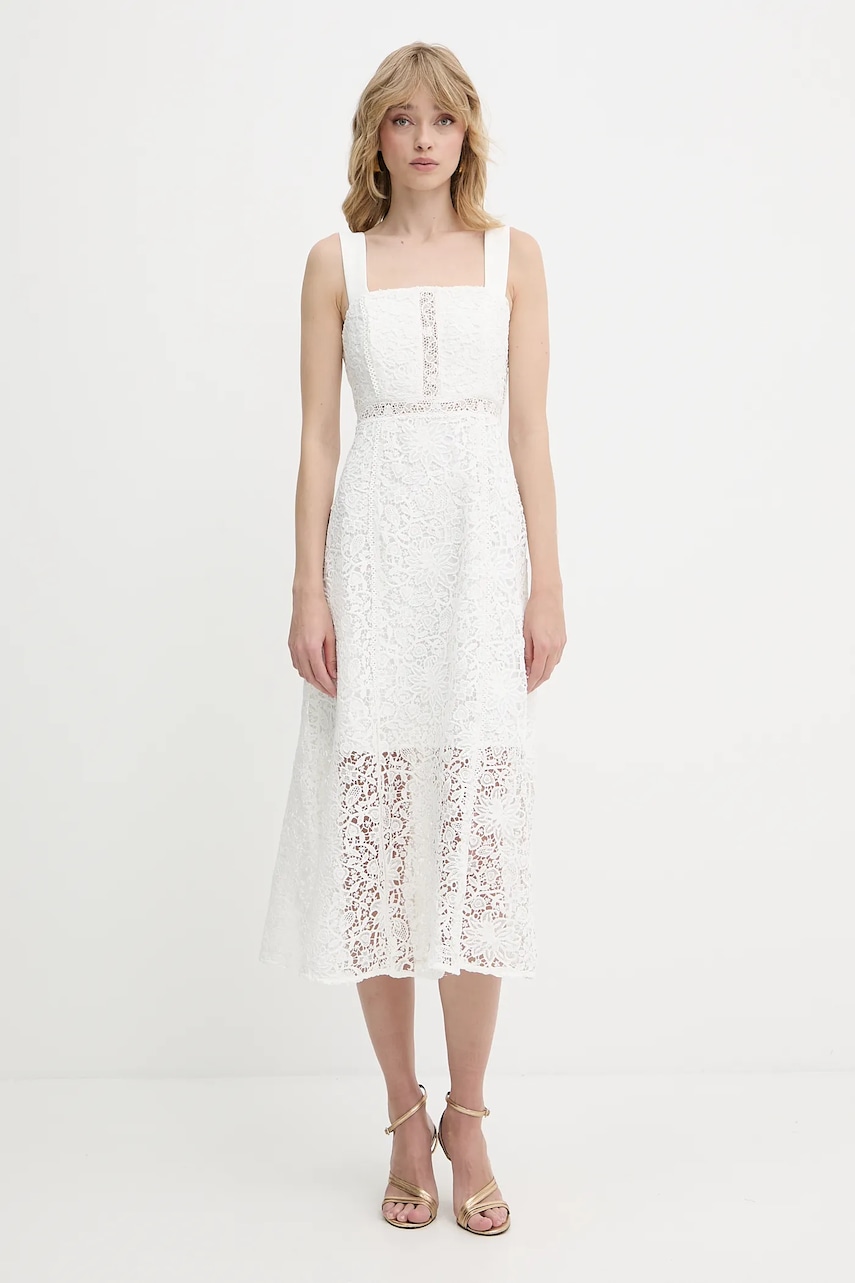 Morgan rochie culoarea alb
