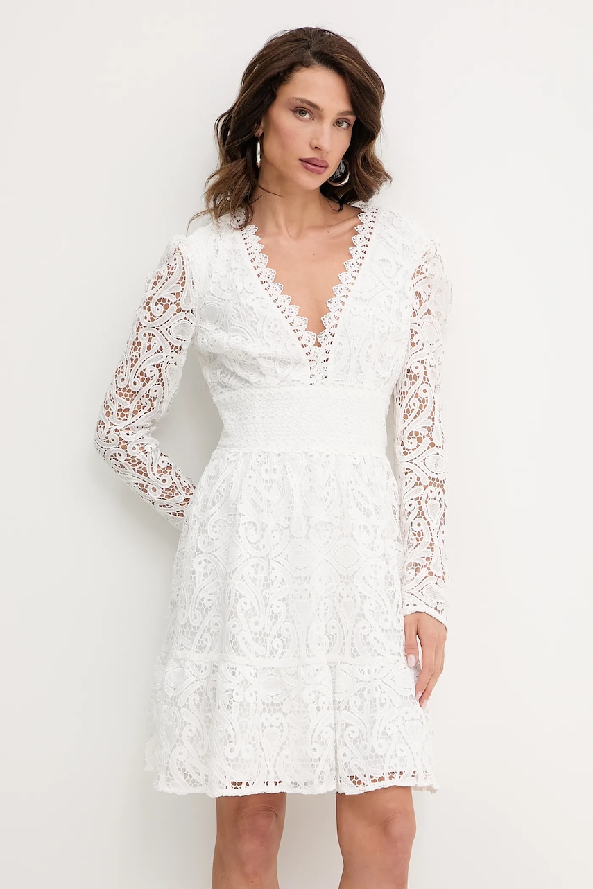 Morgan rochie culoarea alb