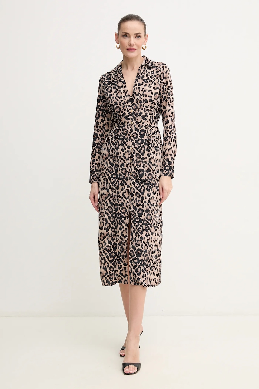 Morgan rochie culoarea bej