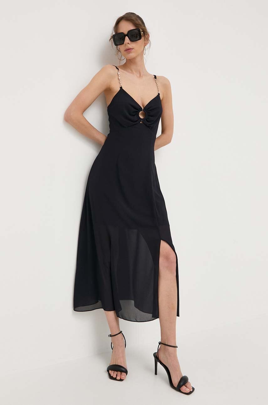 Morgan rochie culoarea bleumarin