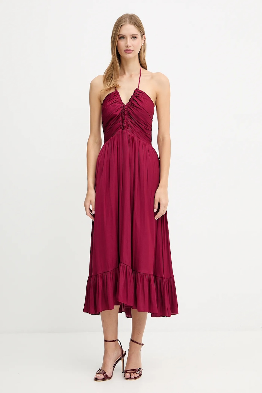 Morgan rochie culoarea bordo