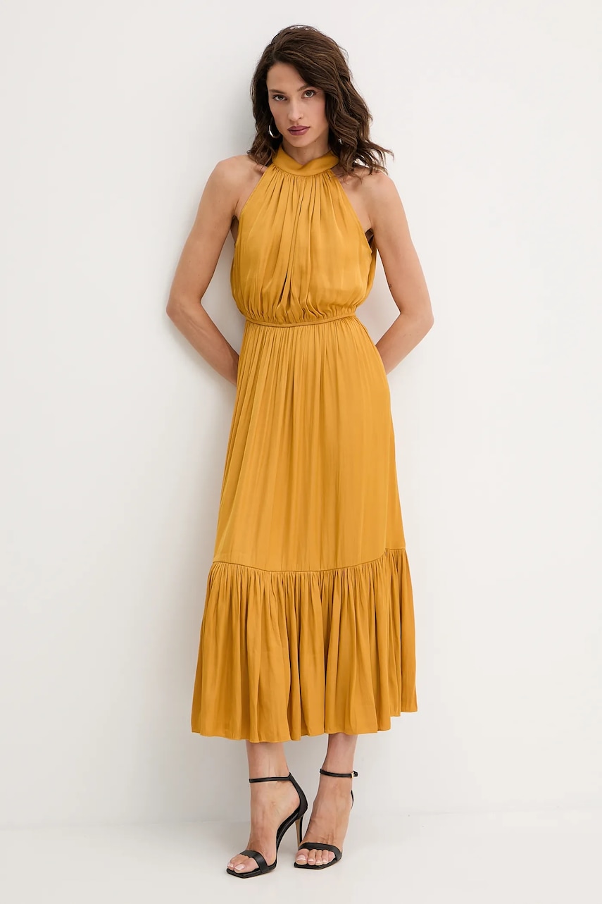 Morgan rochie culoarea galben