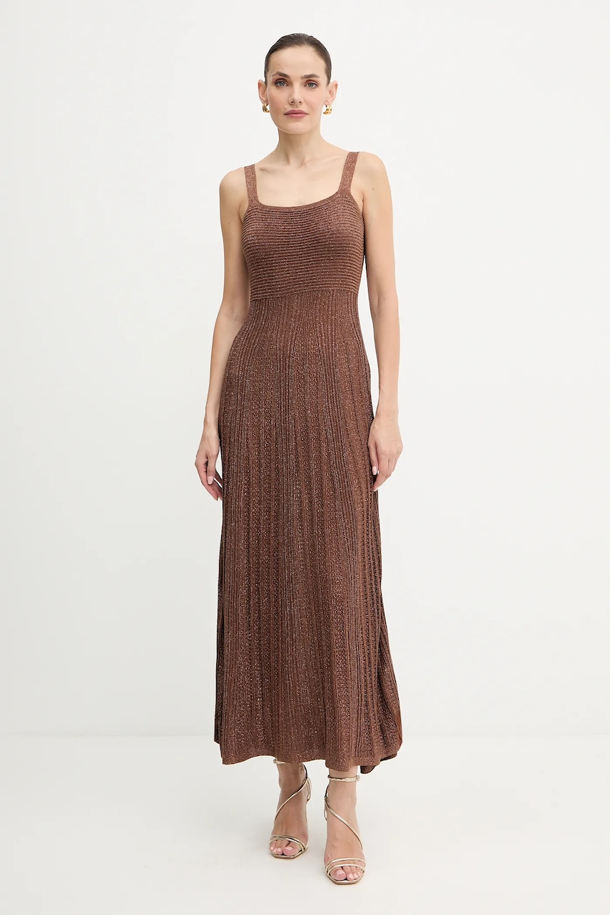 Morgan rochie culoarea maro