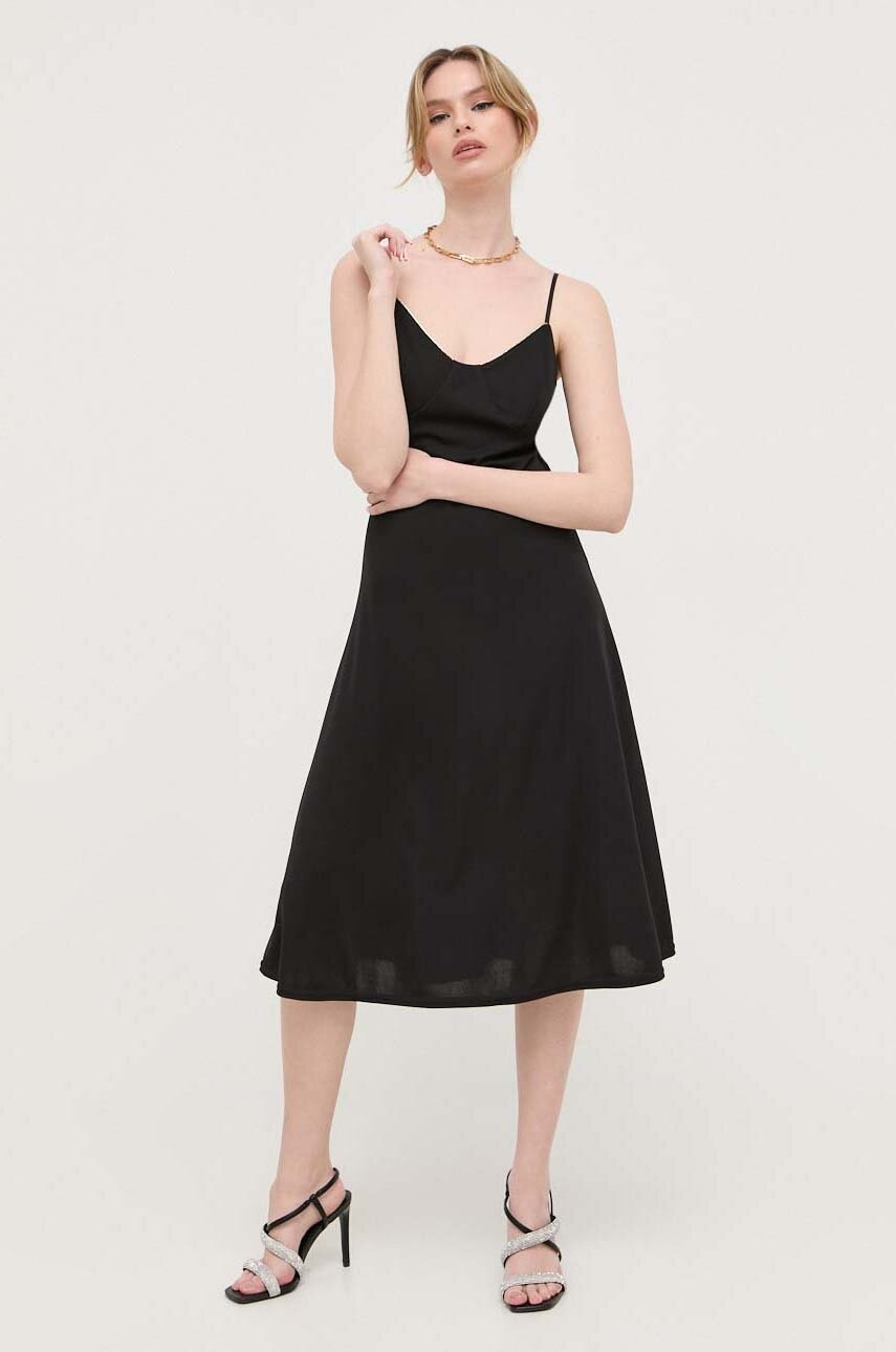 Morgan rochie culoarea negru