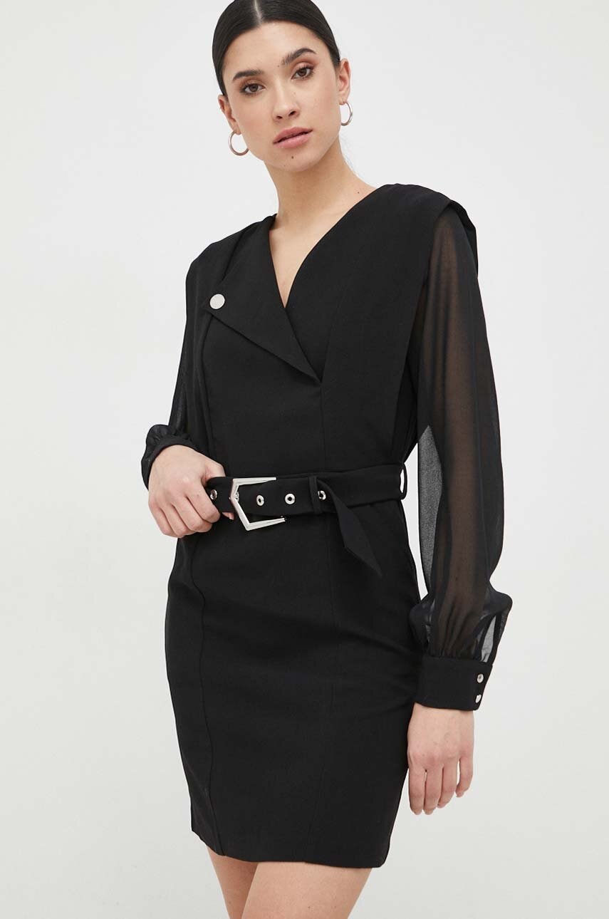 Morgan rochie culoarea negru