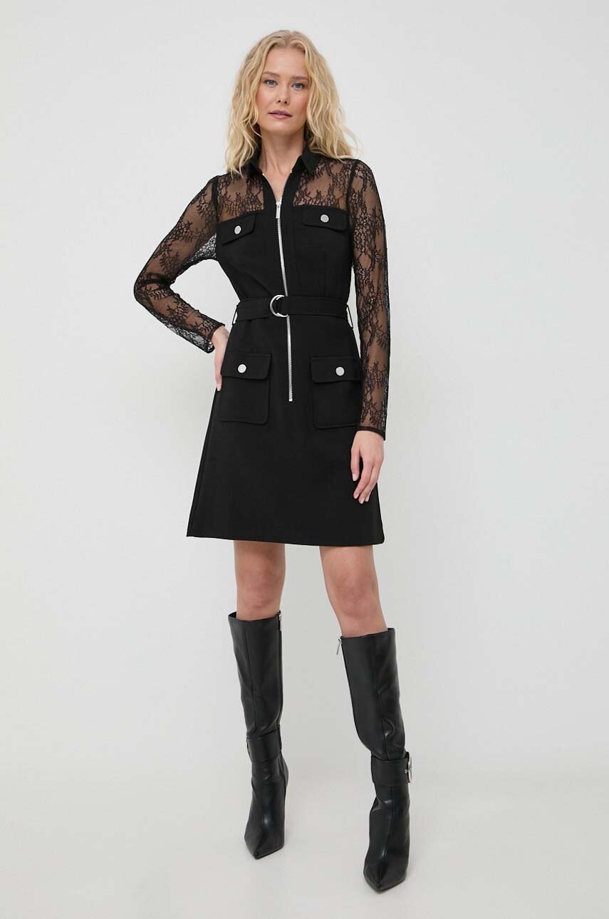 Morgan rochie culoarea negru