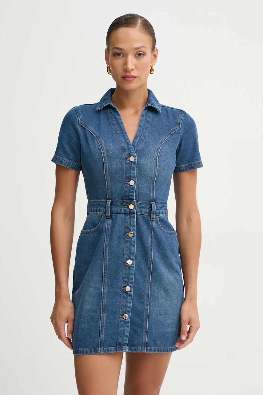 Morgan rochie din denim mini