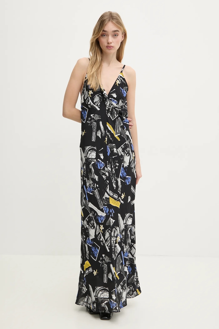 Moschino Jeans rochie culoarea negru