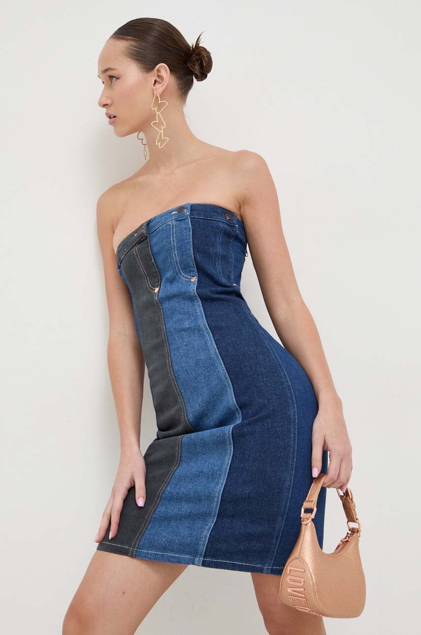 Moschino Jeans rochie din denim mini