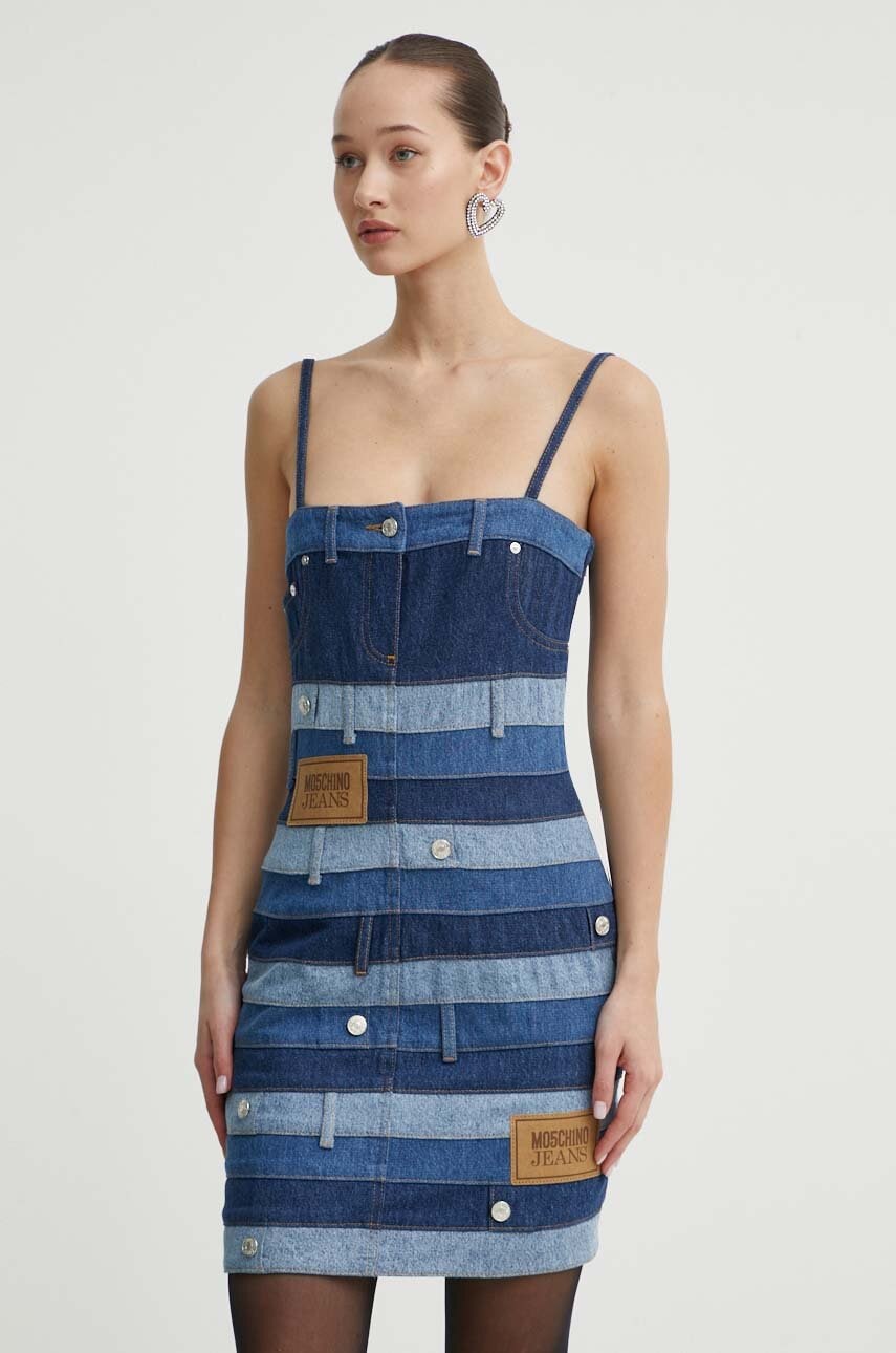 Moschino Jeans rochie din denim mini