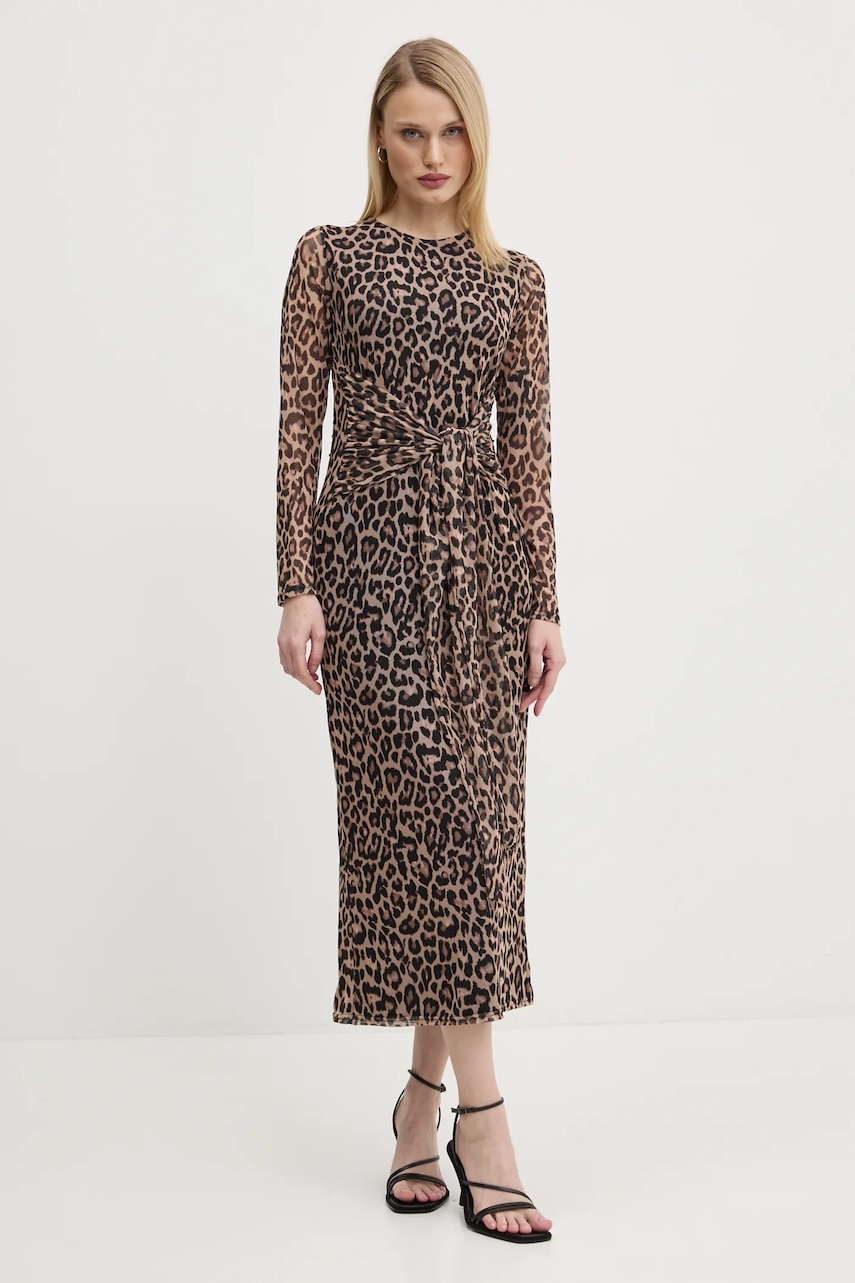 Never Fully Dressed rochie Hannie culoarea bej