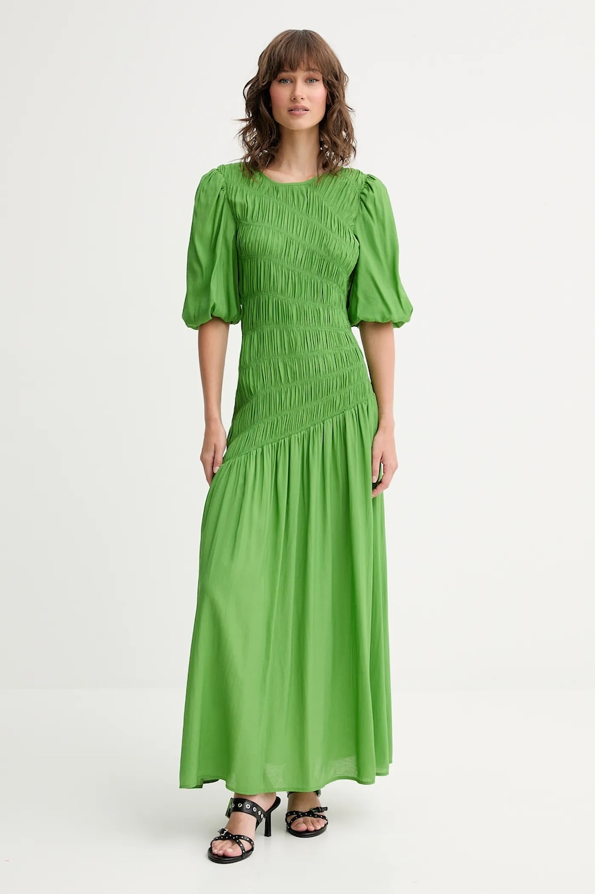 Never Fully Dressed rochie Nara culoarea verde