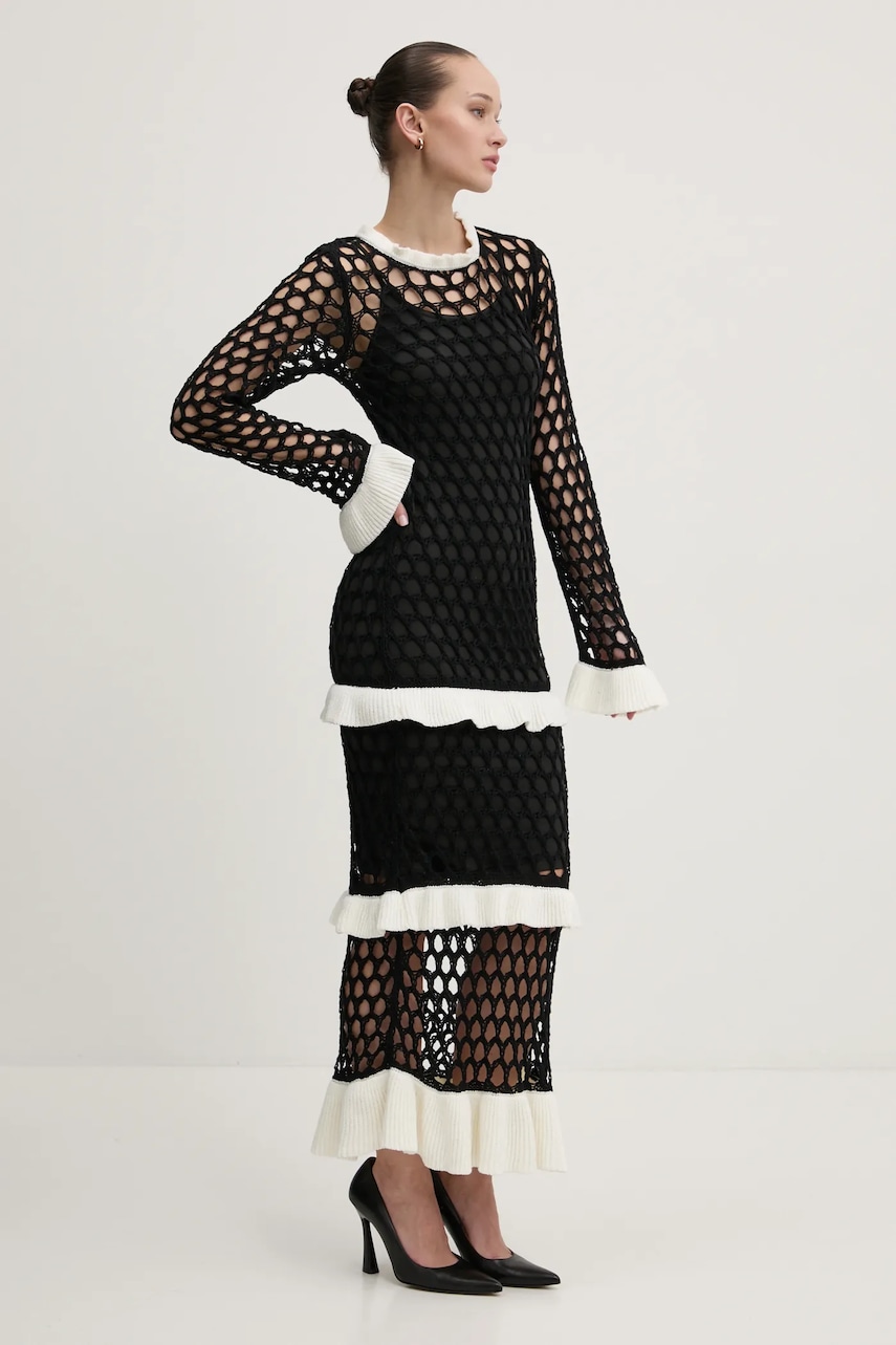 Never Fully Dressed rochie culoarea negru