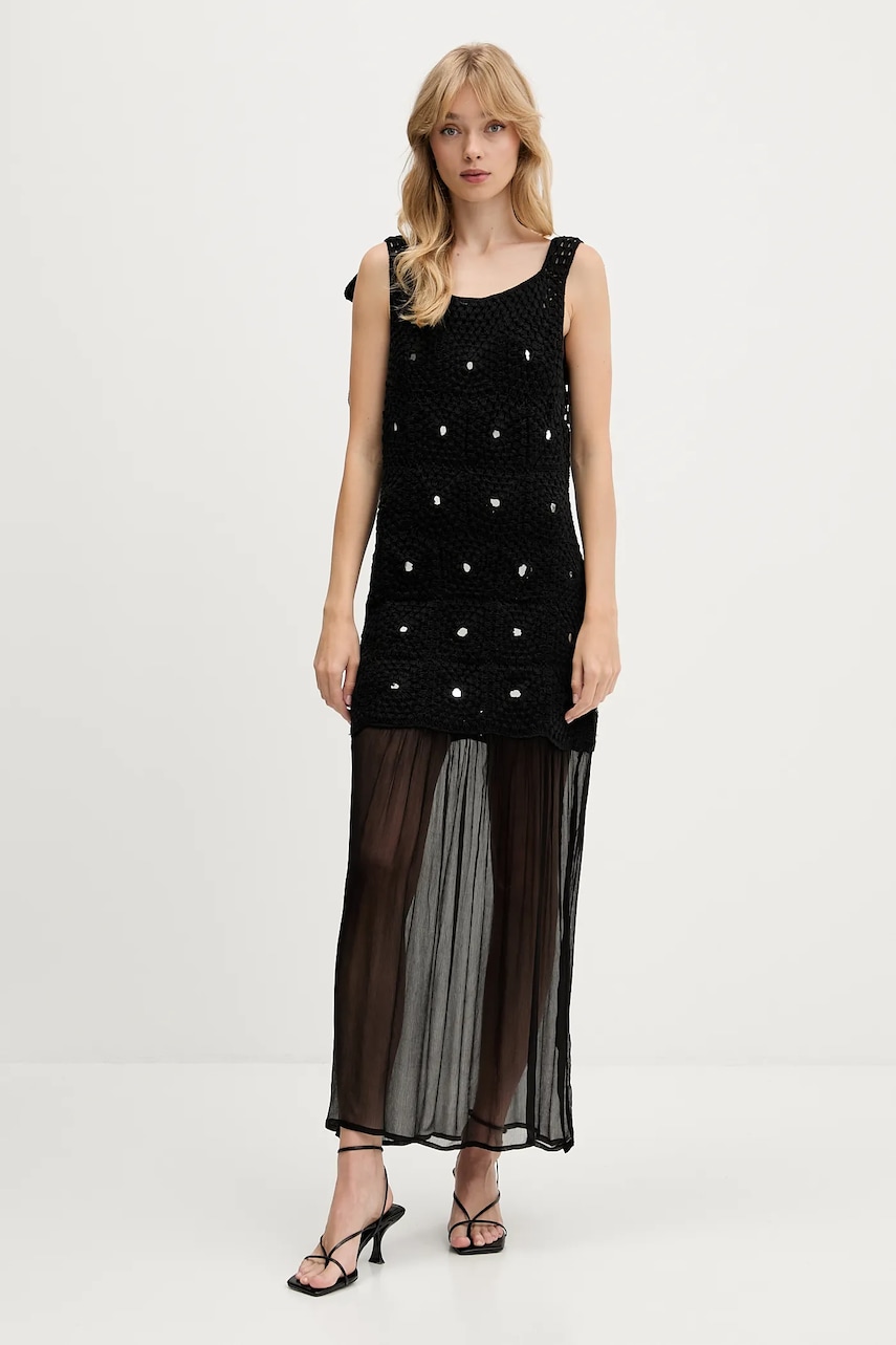 Never Fully Dressed rochie culoarea negru