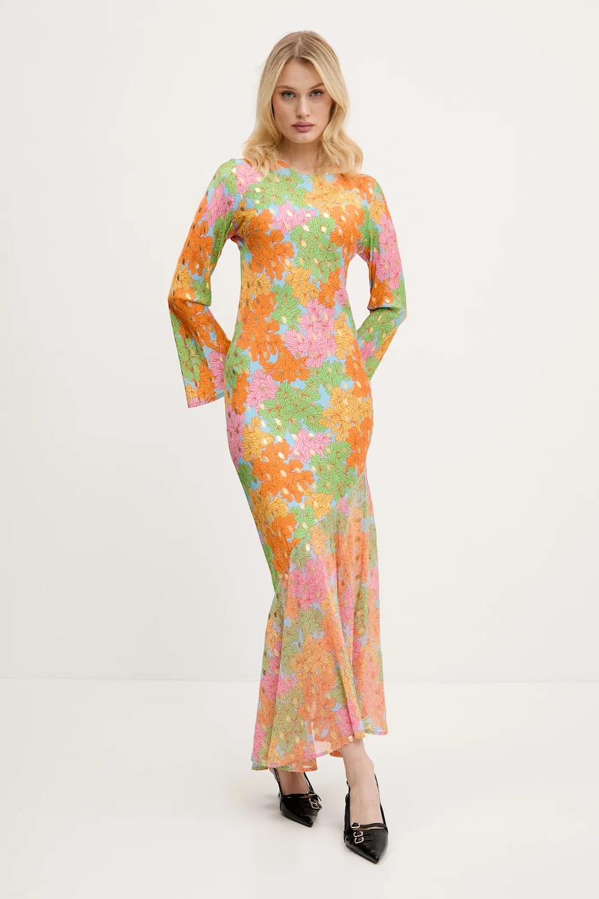 Never Fully Dressed rochie culoarea portocaliu