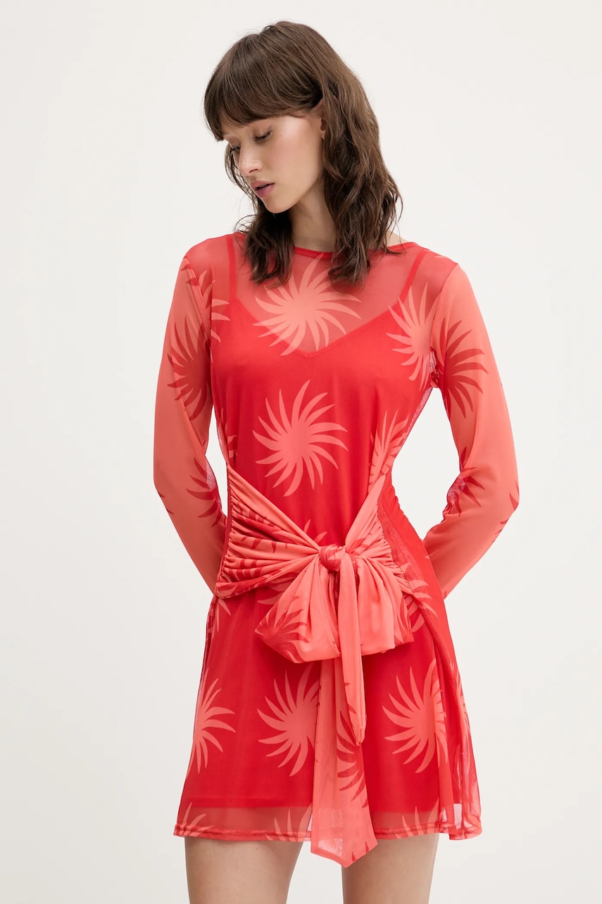 Never Fully Dressed rochie culoarea portocaliu