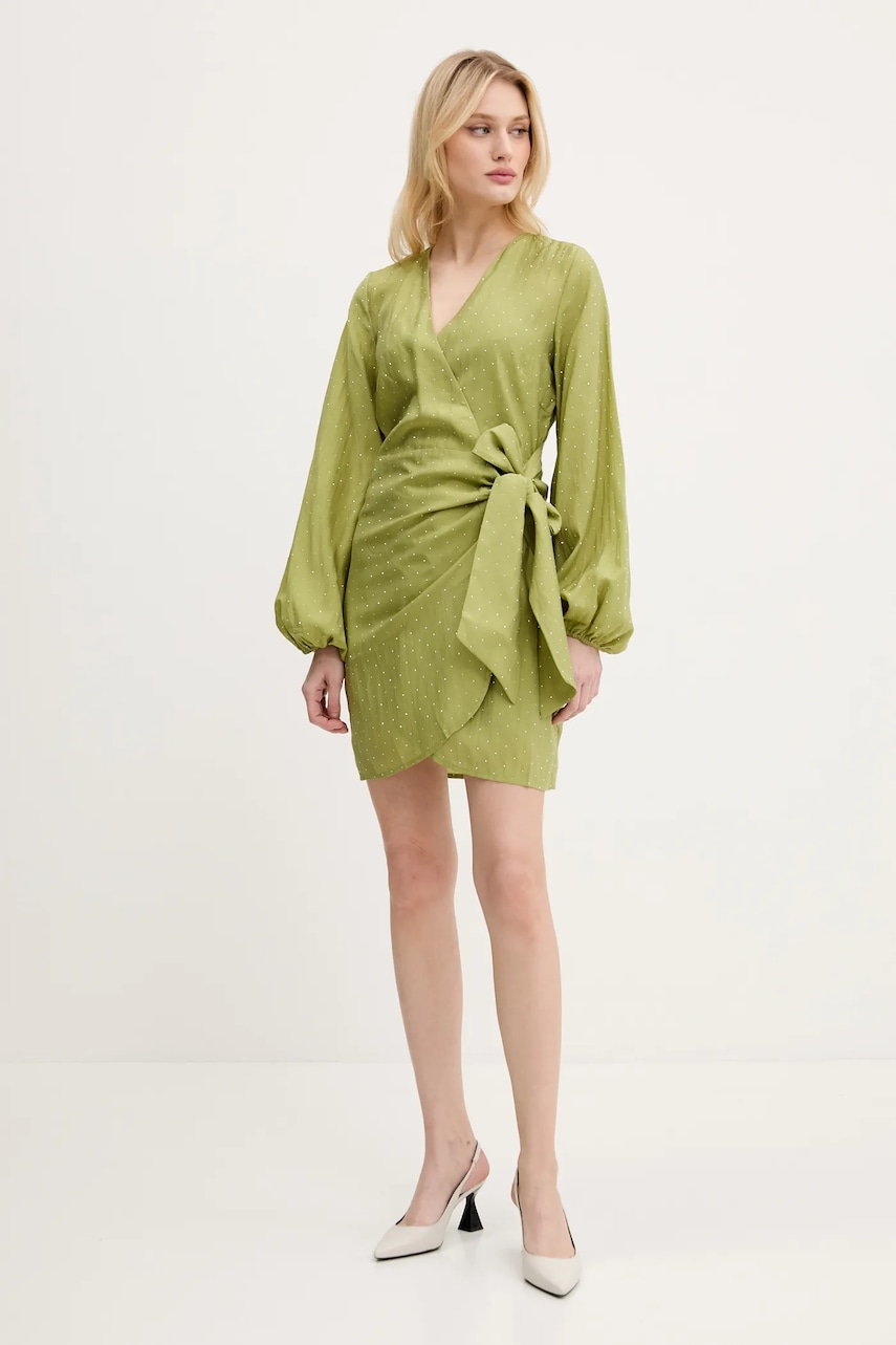Never Fully Dressed rochie culoarea verde