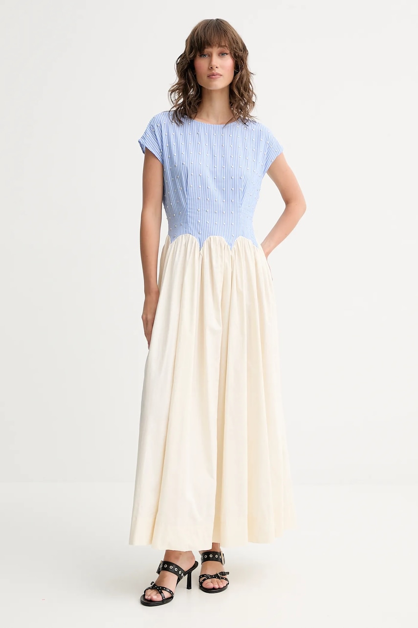 Never Fully Dressed rochie din bumbac Monika maxi