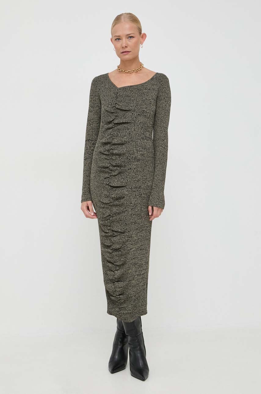 Notes du Nord rochie culoarea verde
