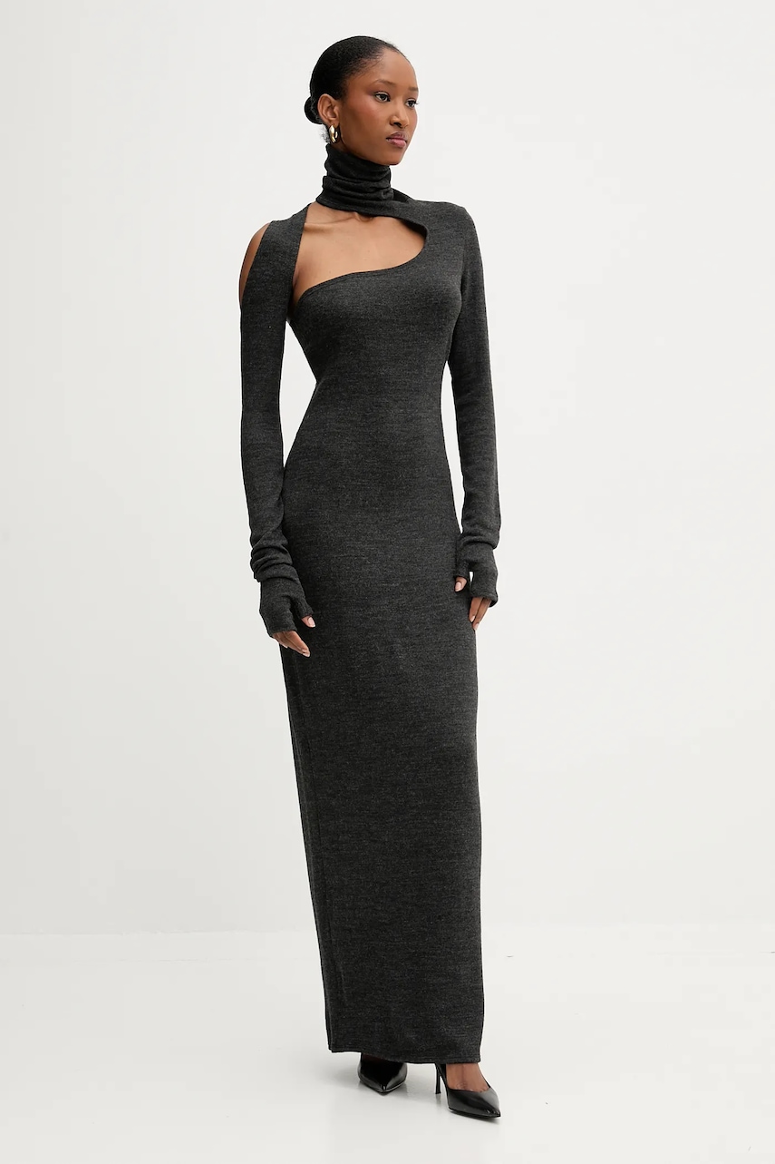 PRESSIAT rochie culoarea gri