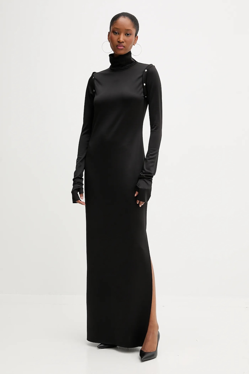 PRESSIAT rochie culoarea negru