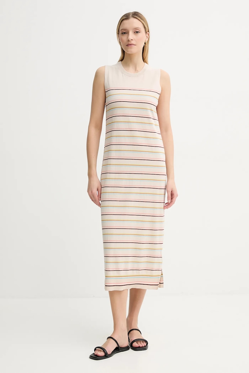 PS Paul Smith rochie culoarea bej